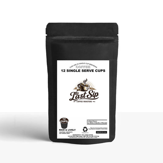 12 Pack Single Serve Coffee Capsules